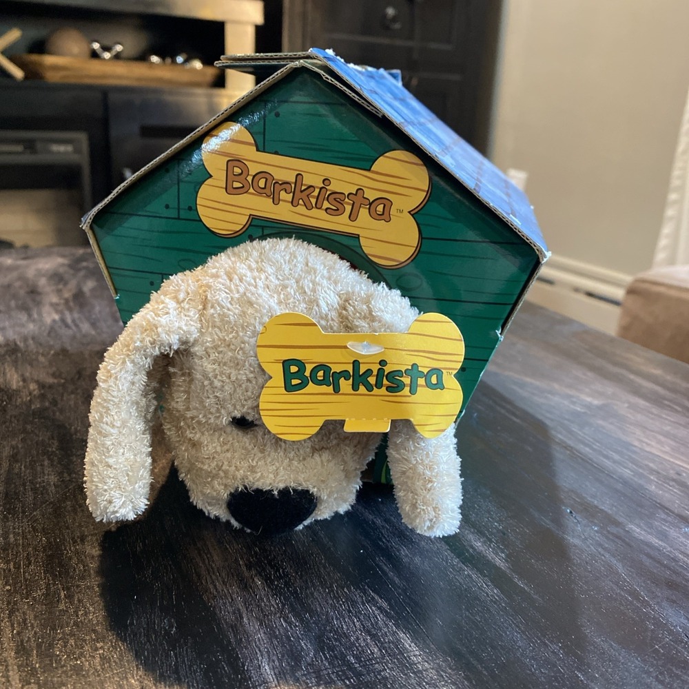 Starbucks Barkista Plush 1ST EDITION Dog Collection with Doghouse Box (2003)
